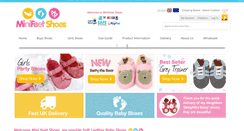 Desktop Screenshot of minifeetshoes.com