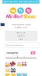 Mobile Screenshot of minifeetshoes.com
